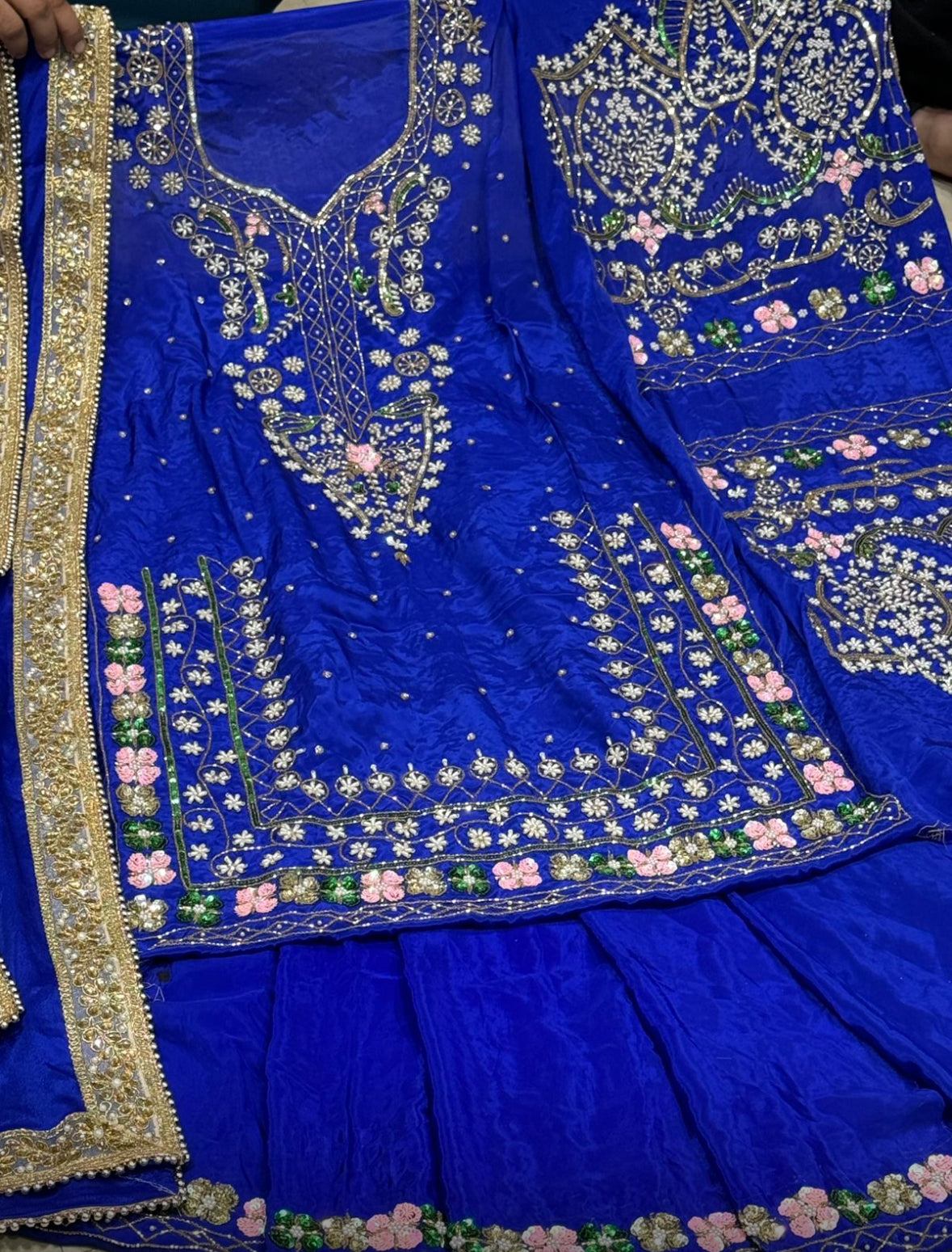 Navy blue Handwork Suit